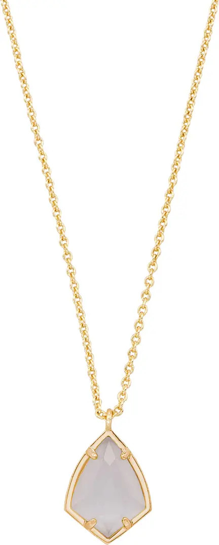 'Cory' Semiprecious Stone Pendant Necklace | Nordstrom Rack