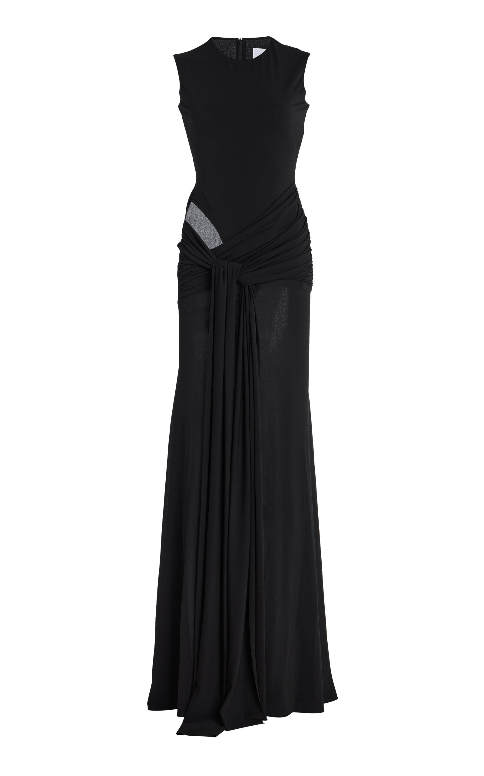 Alex Perry - Cut-out Draped Jersey Gown - Black - UK 12 - Moda Operandi | Moda Operandi (Global)