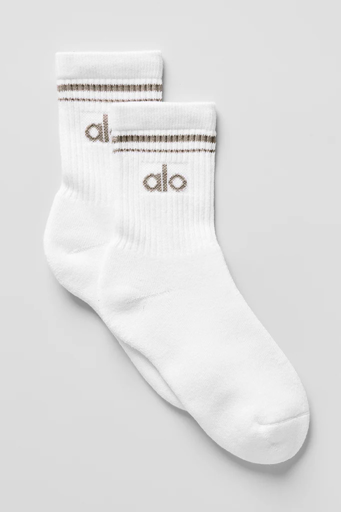 Unisex Half-Crew Throwback Sock | Alo Yoga (US)