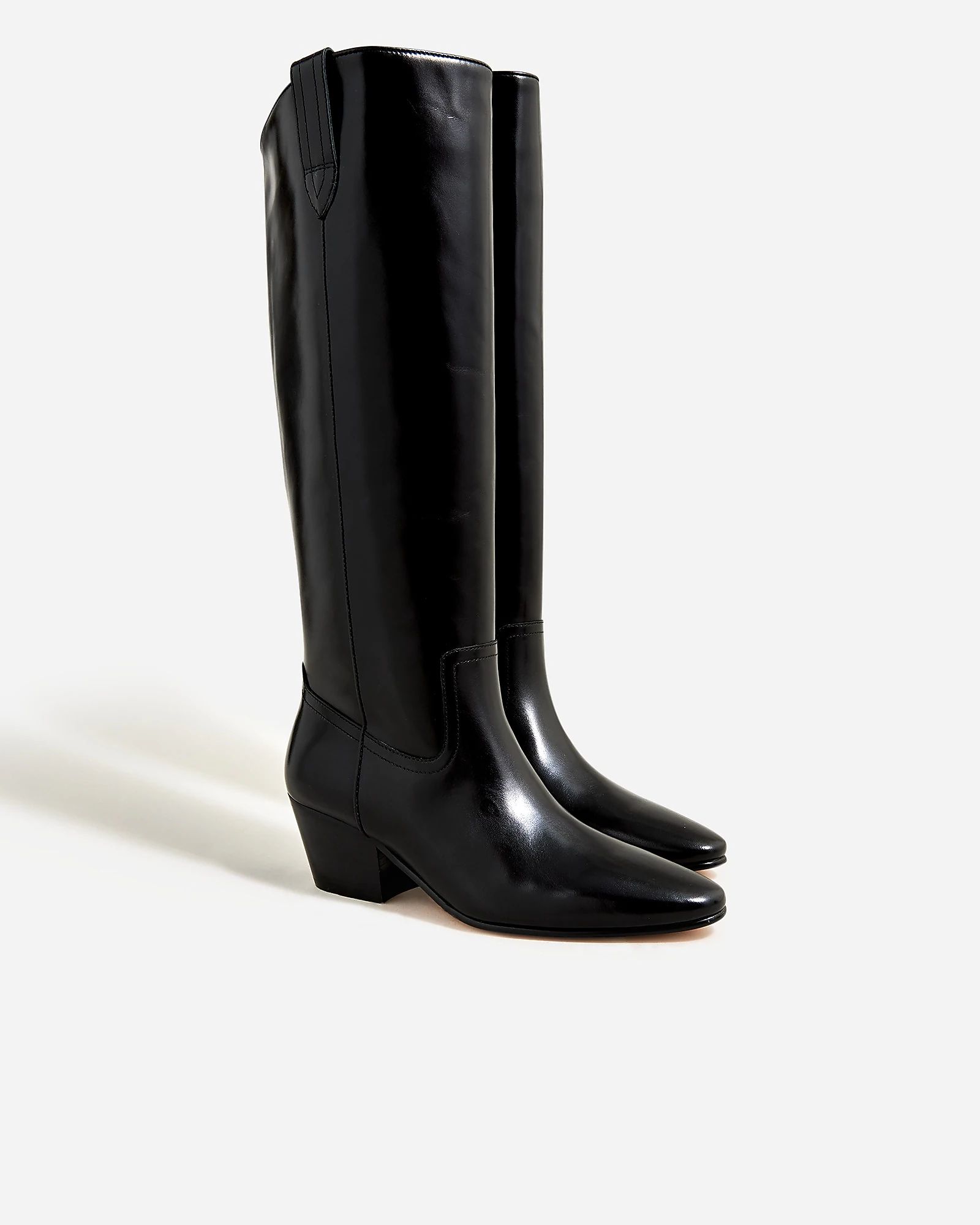 Piper knee-high boots in leather | J.Crew US