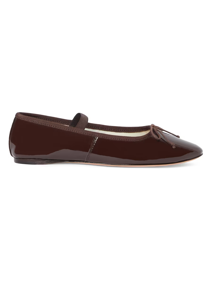 Leonie Patent Leather Ballet Flats | Saks Fifth Avenue