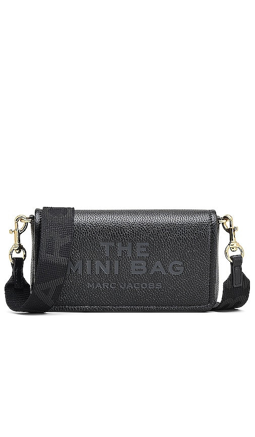 Marc Jacobs The Leather Mini Bag in Black. | Revolve Clothing (Global)