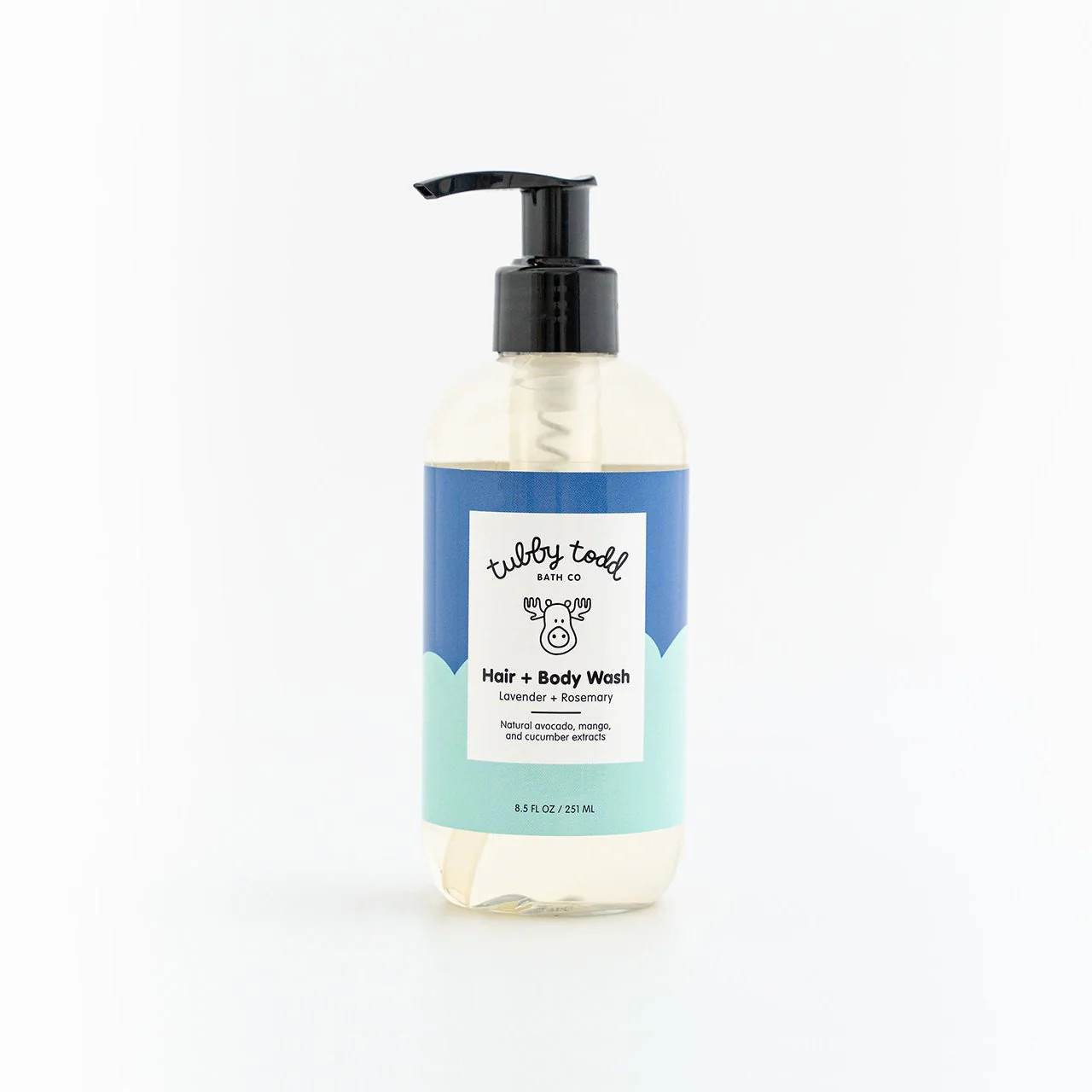 Hair + Body Wash Lavender + Rosemary | 8.5oz | Tubby Todd Bath Co.