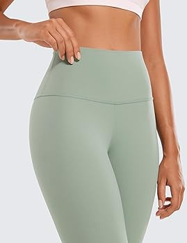 CRZ YOGA Butterluxe Yoga Leggings 25" - High Waisted Buttery Soft Womens Workout Lounge Pants | Amazon (US)