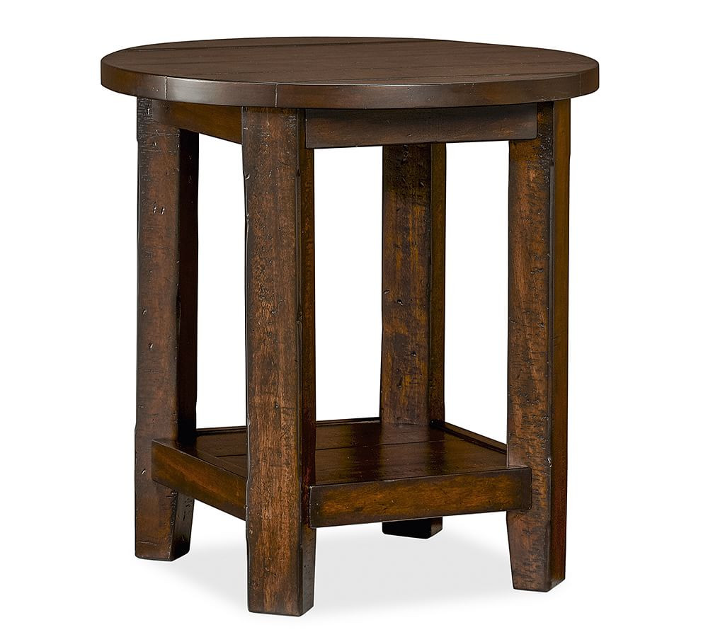 Benchwright Round End Table | Pottery Barn (US)