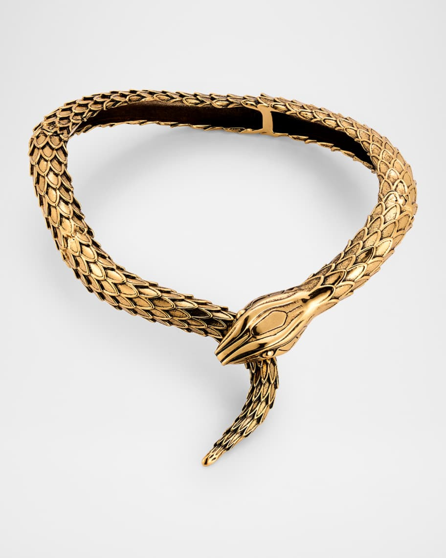 Chloe Snake Wrap-Around Necklace | Neiman Marcus