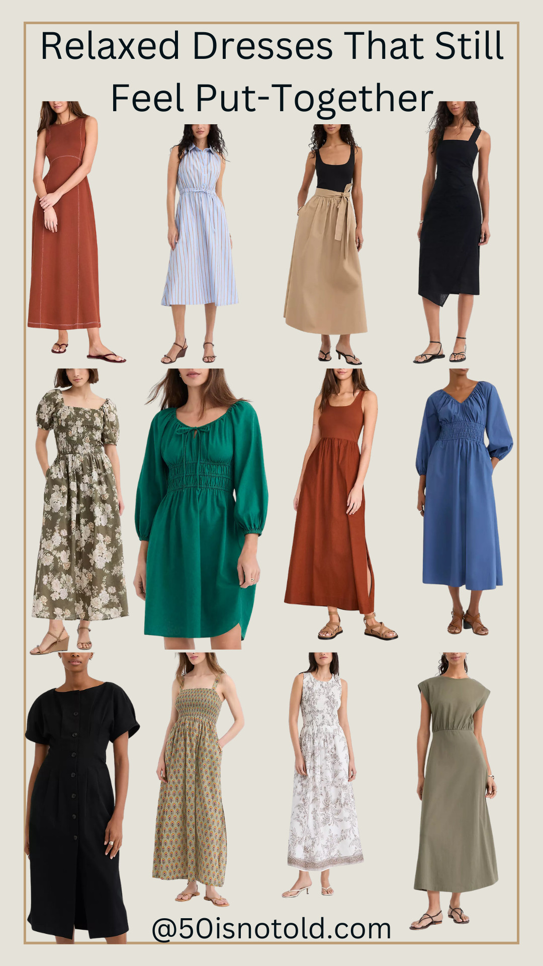 Effortless Dresses for Warm Days 

 #LTKgrwm #LTKootd #LTKOver40