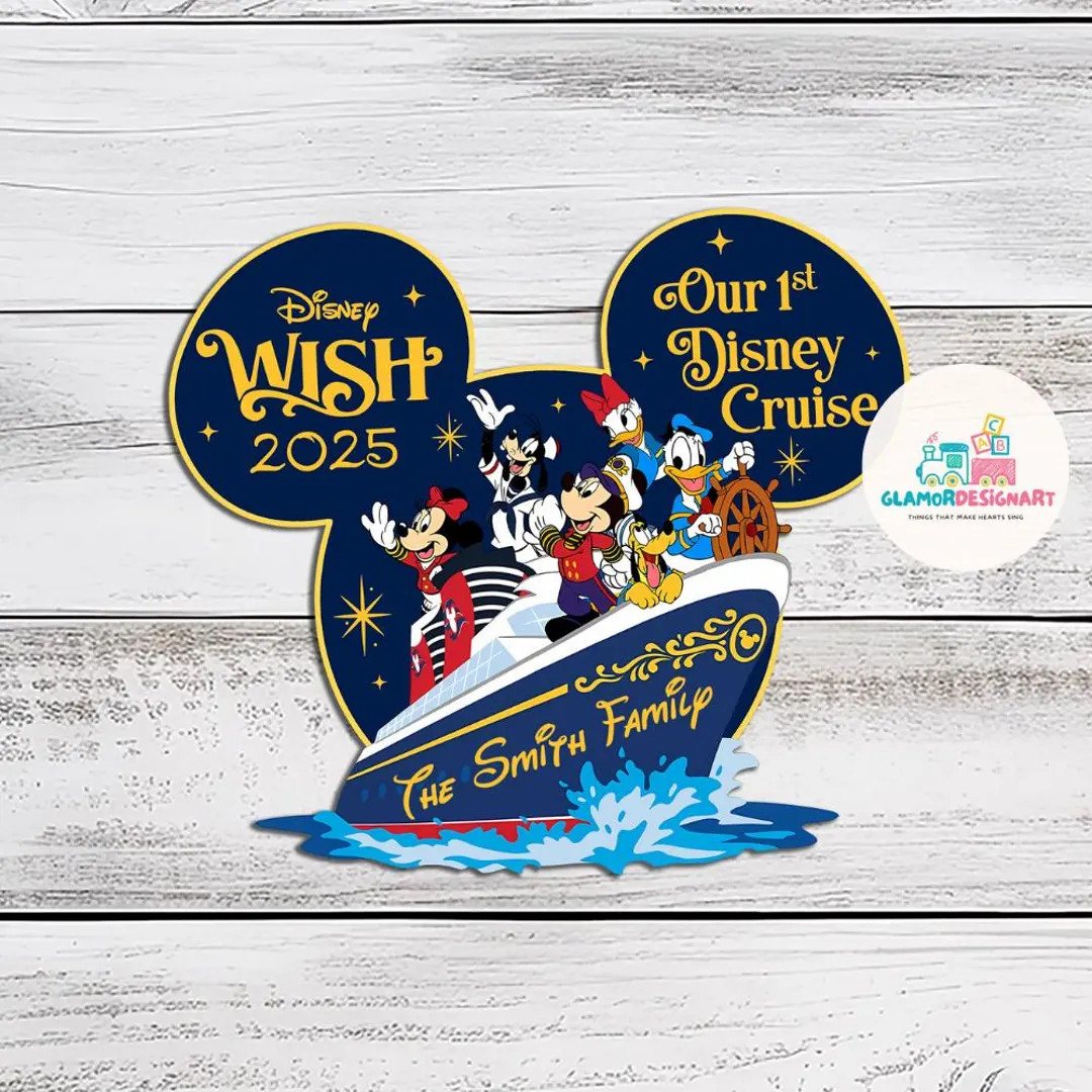 Our 1st Disney Cruise Ship Family Magnet Personalized 1st Cruise Magnet for Cruise Ship Magnet Cr... | Etsy (US)