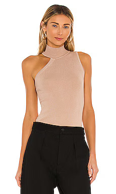 superdown Luz Knit Top in Nude from Revolve.com | Revolve Clothing (Global)