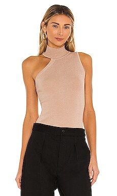 superdown Luz Knit Top in Nude from Revolve.com | Revolve Clothing (Global)
