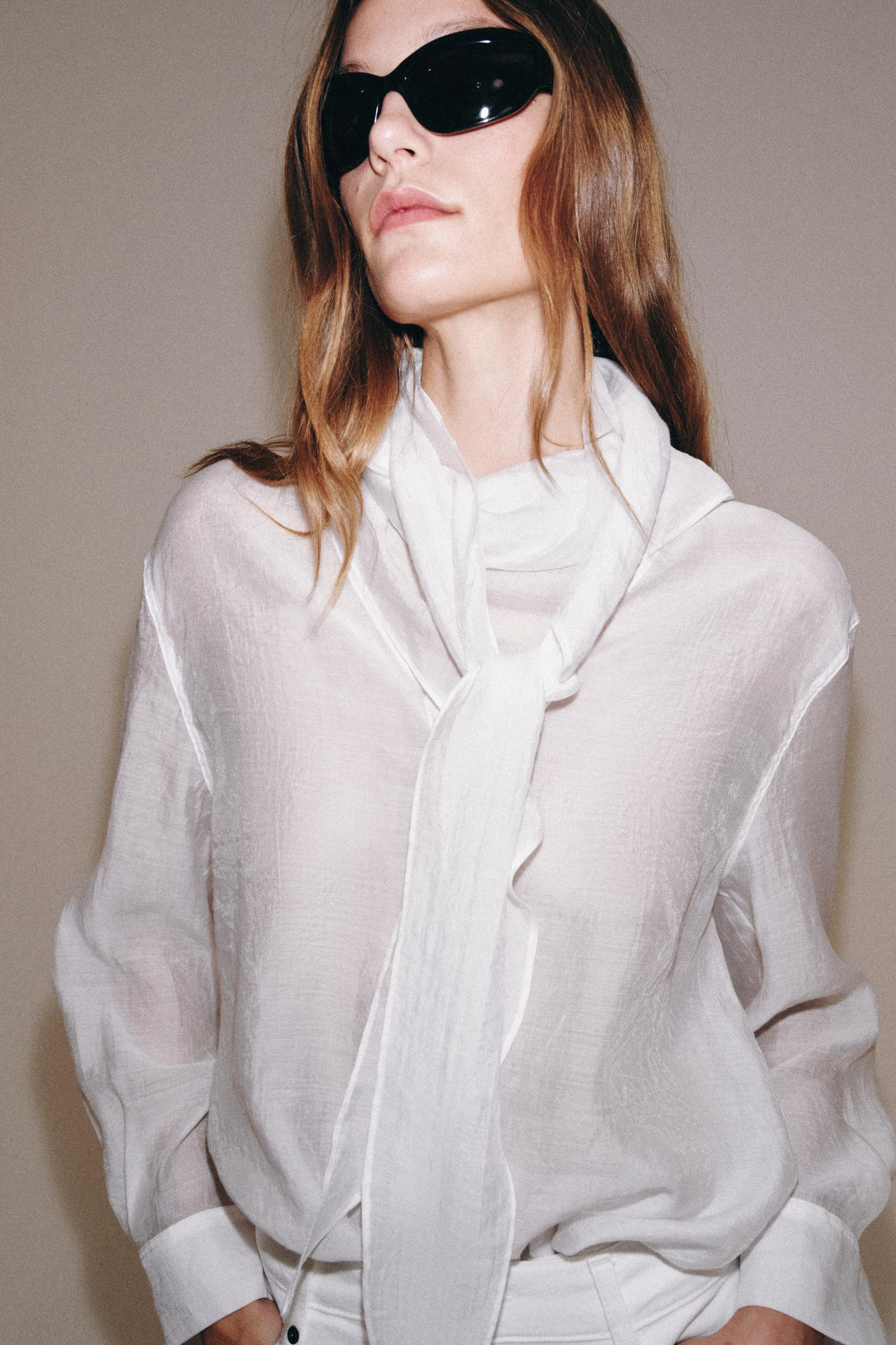 ZW COLLECTION HANDKERCHIEF SHIRT | Zara US
