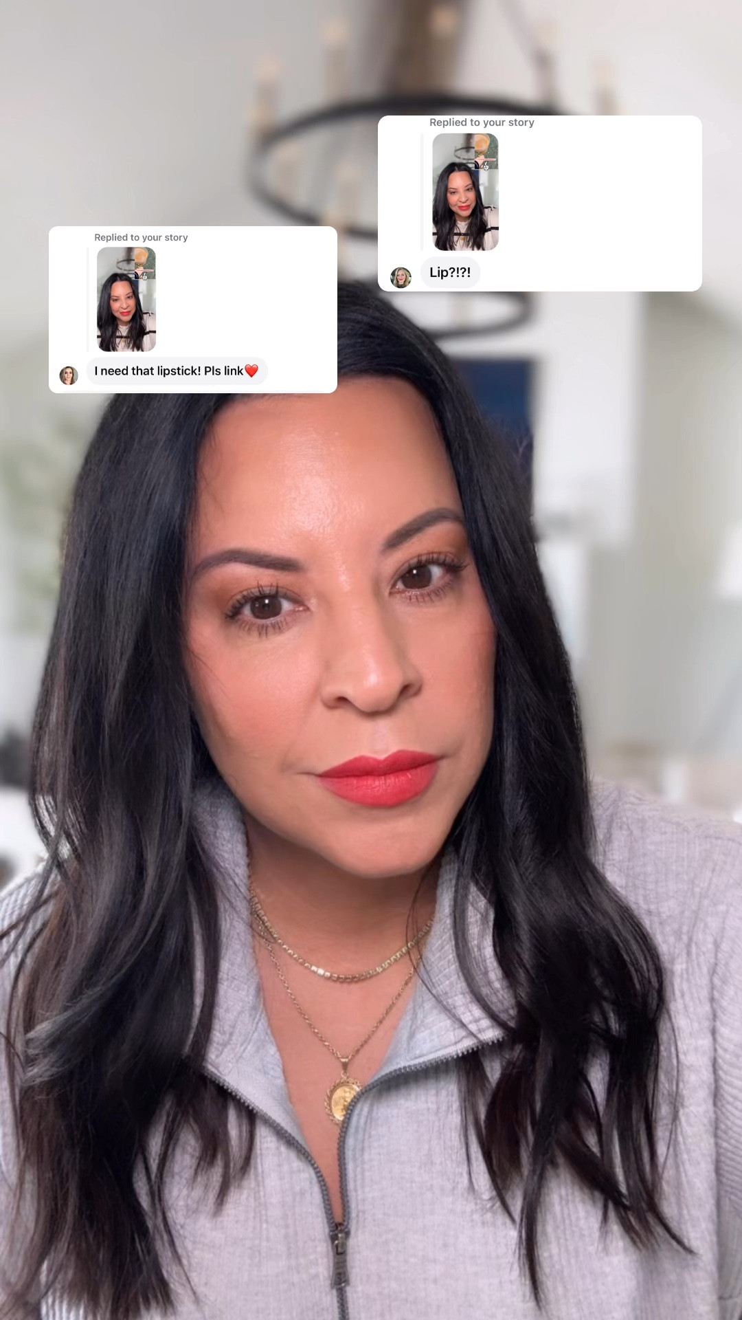 Liner is Cherry, Lipstick is Red Rock, hydrashine lipstick balm is Sipping Sangria (You can use our code SPOILEDHOME20 for 20% off the balm)  

#LTKBeauty #LTKMidsize #LTKOver40