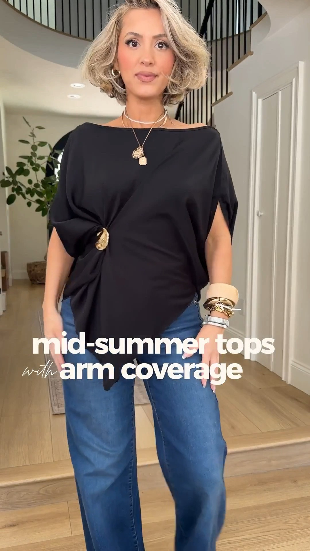 Mid-summer CHIC tops with ARM COVERAGE 😍💋

Wearing small in everything!

#LTKgrwm #LTKootd #LTKU