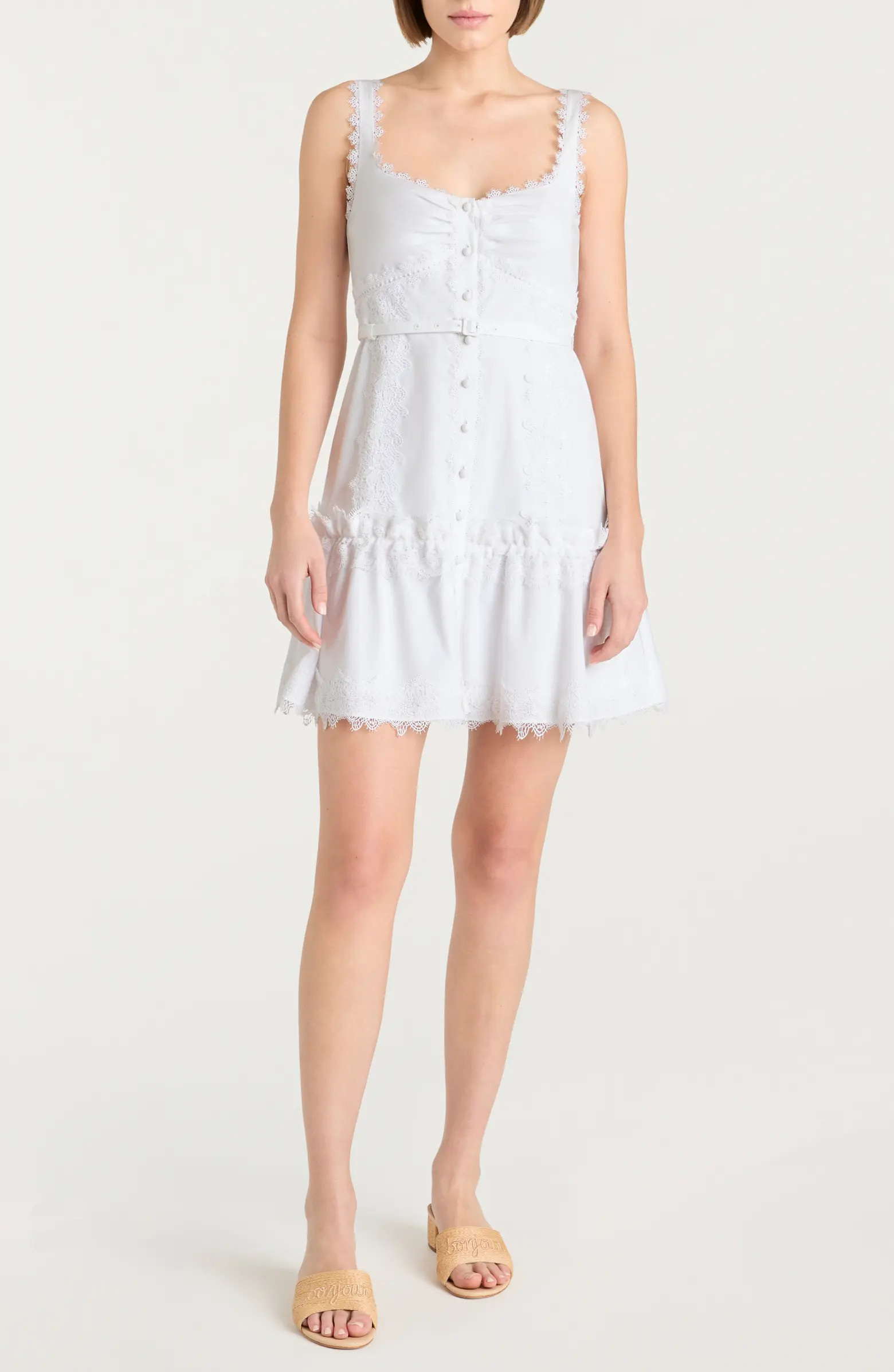 Cinq à Sept Aziza Lace Sleeveless Minidress | Nordstromrack | Nordstrom Rack