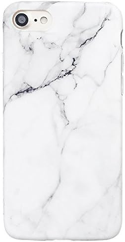 ooooops iPhone 8 Case, iPhone 7 Case, iPhone SE Case, White & Grey Marble Pattern Design, Slim Fi... | Amazon (US)