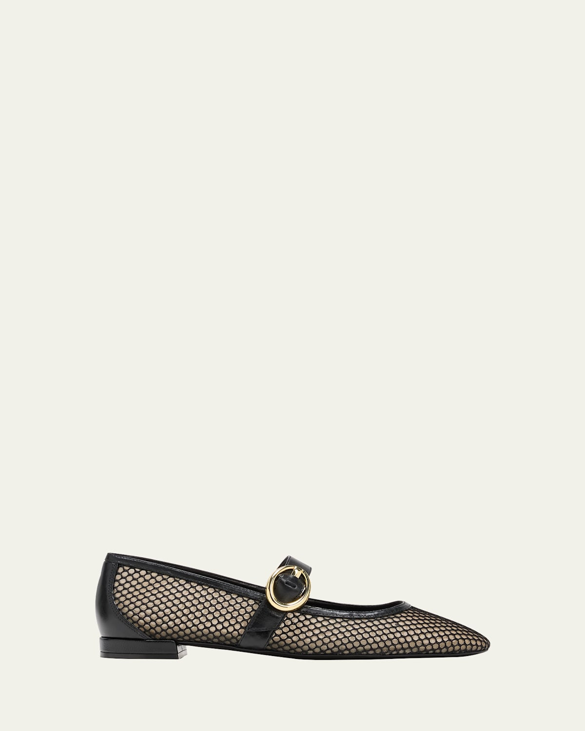 Arabella Mesh Mary Jane Ballerina Flats | Bergdorf Goodman