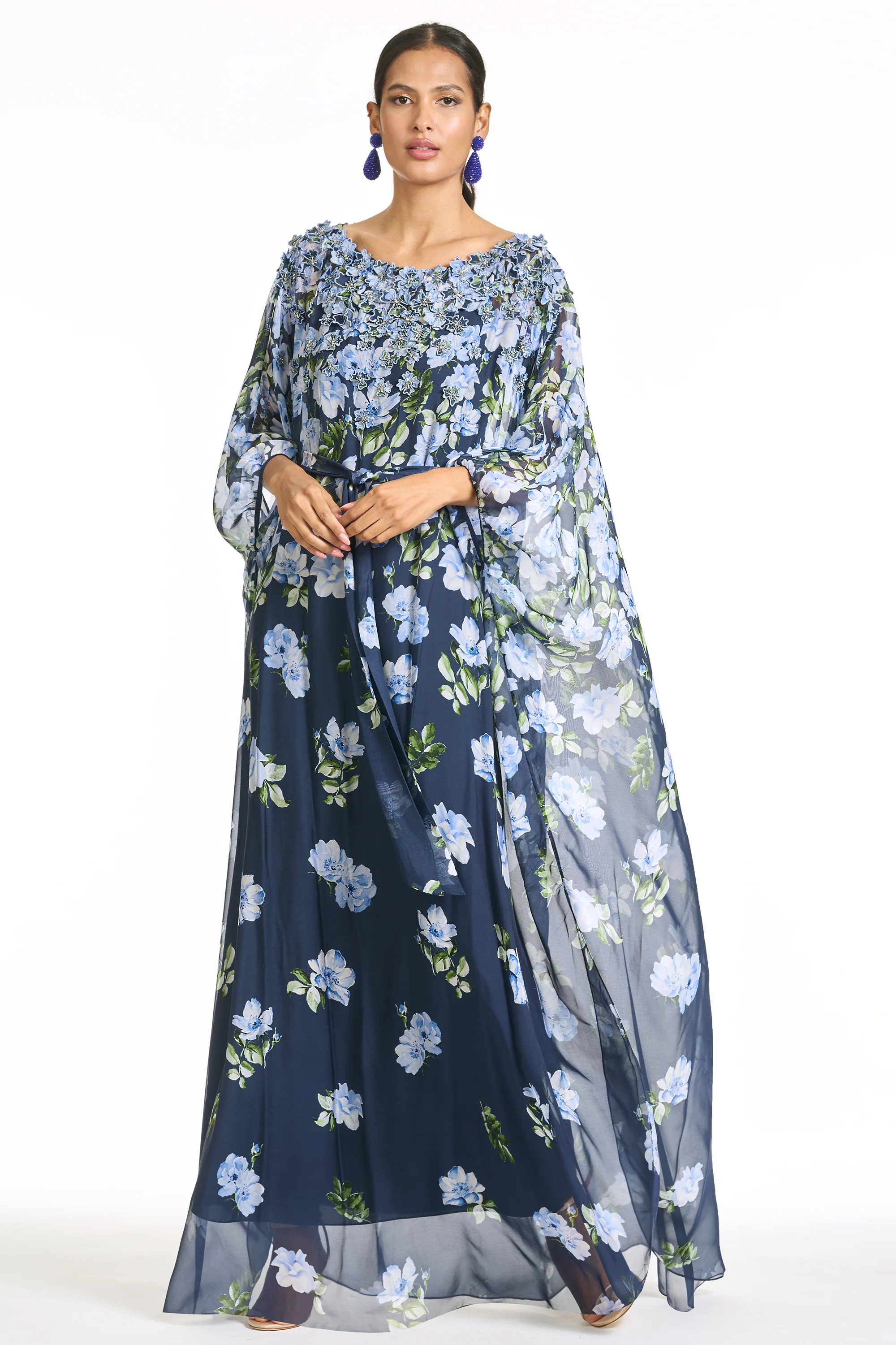 EMBELLISHED GILDA GOWN - CORSAGE DEGRADE | Sachin and Babi