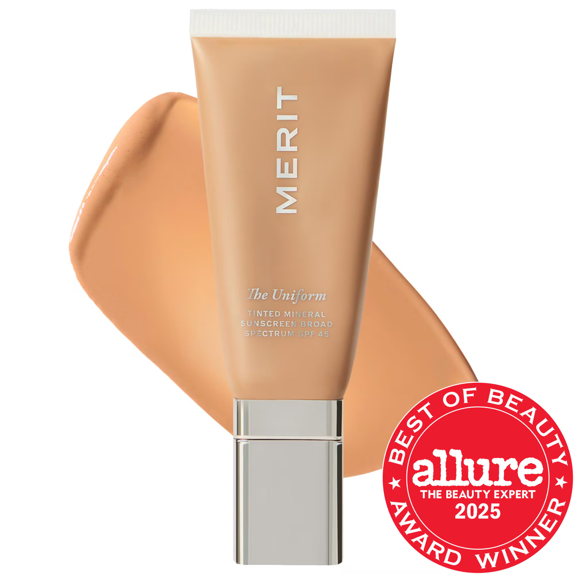 MERIT The Uniform Tinted Mineral Sunscreen Broad Spectrum SPF 45 18 1.7 oz/50 mL | Sephora (US)