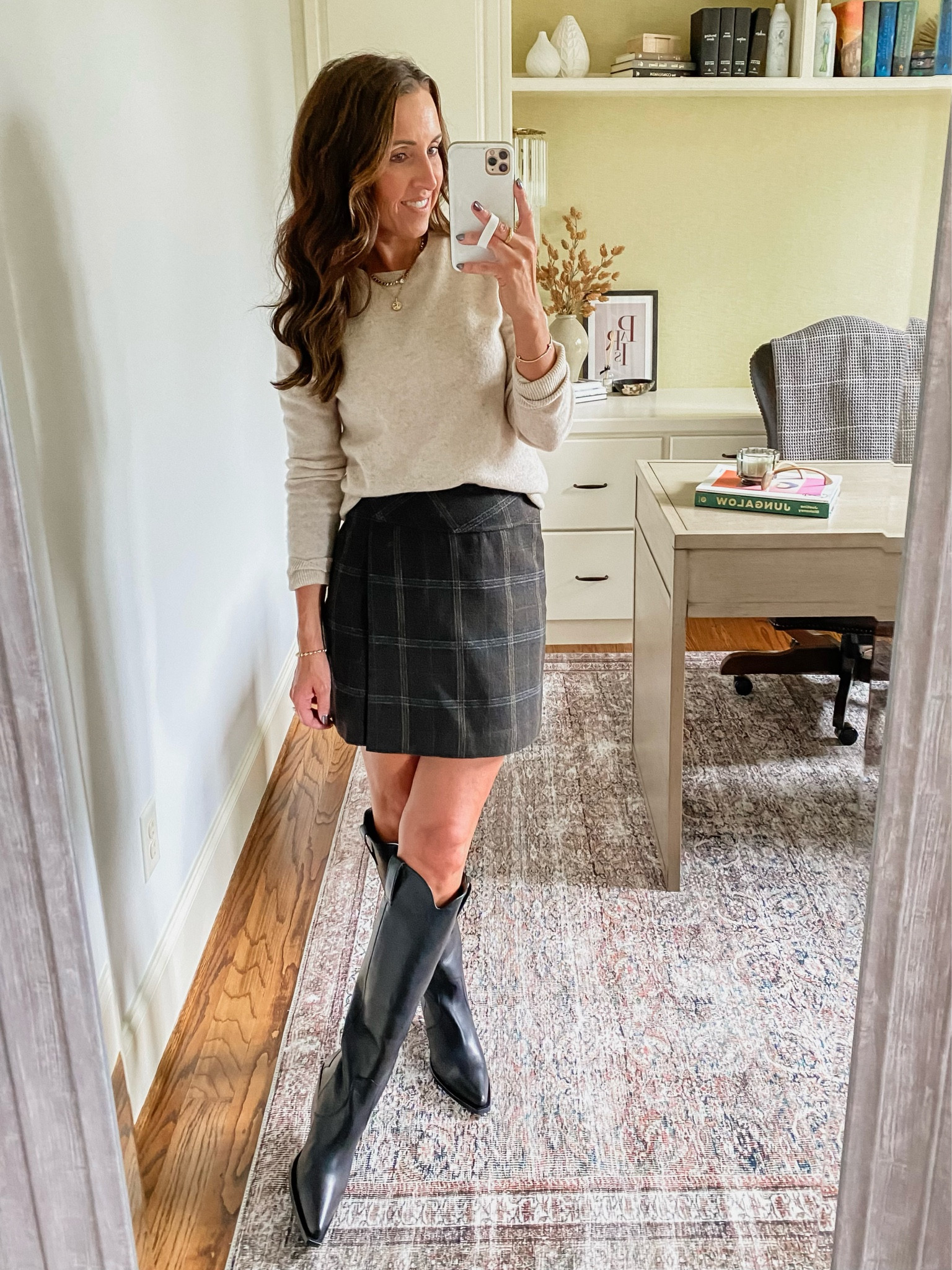 Piper knee high boots in leather curated on LTK