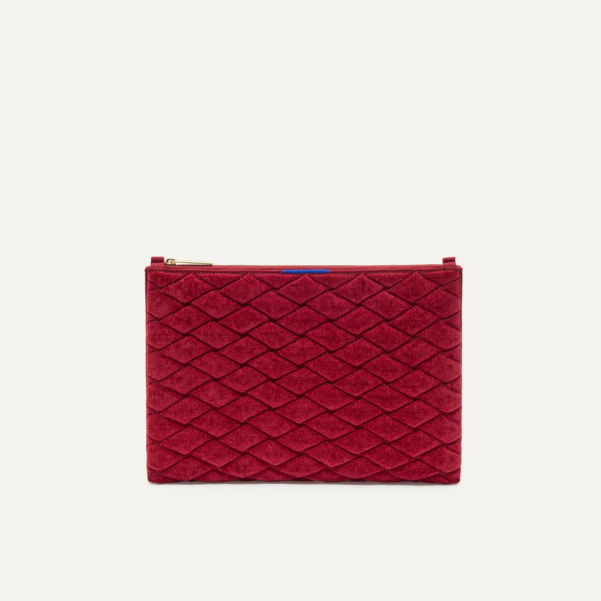 The ReVelvet™ Convertible Clutch in ReVelvet™ Everglade Ruby | Rothy's | Rothy's