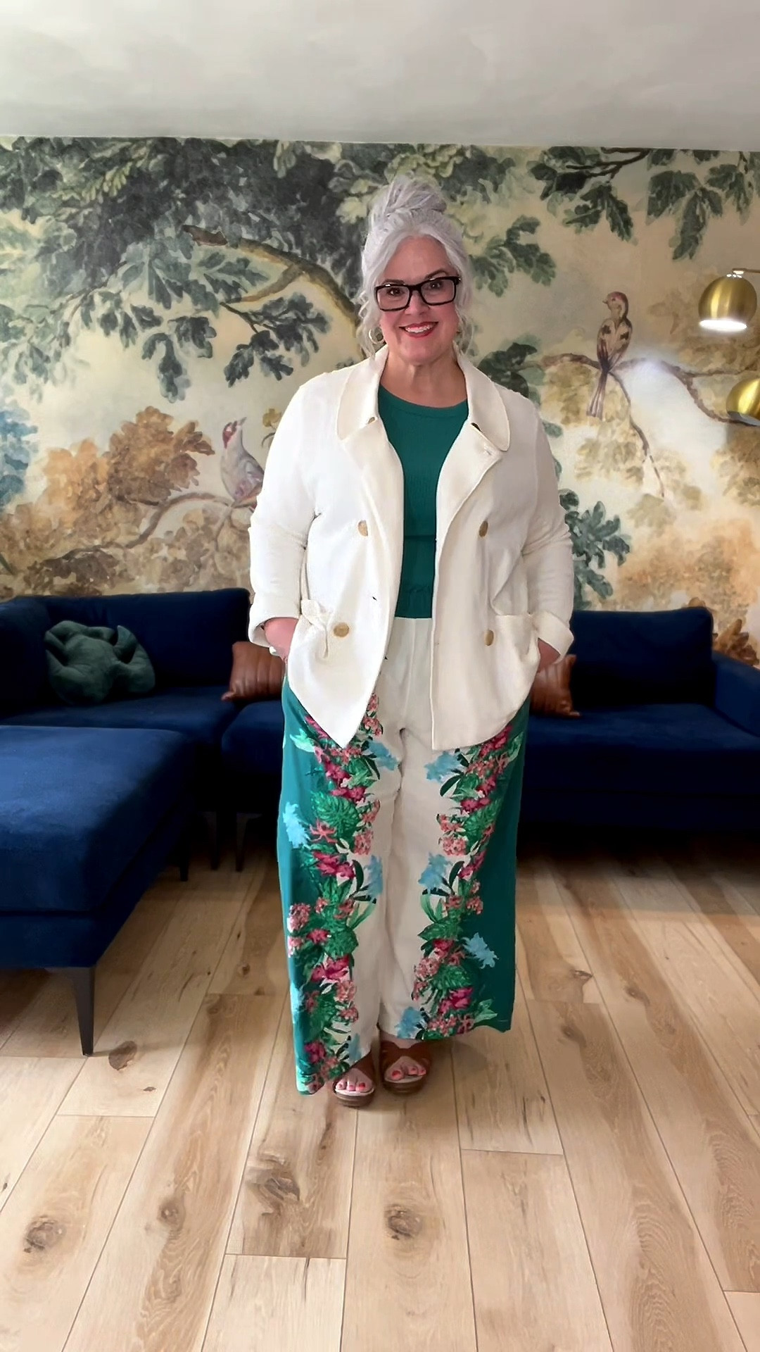 Over here just tryna get through Friday! So tired 😴 Wearing size 16 in everything. 💚 @Lane Bryant 
#over50fashion #OOTD #over50style #dopaminedressing #over50style 

#LTKPlusSize #LTKOver40 #LTKootd