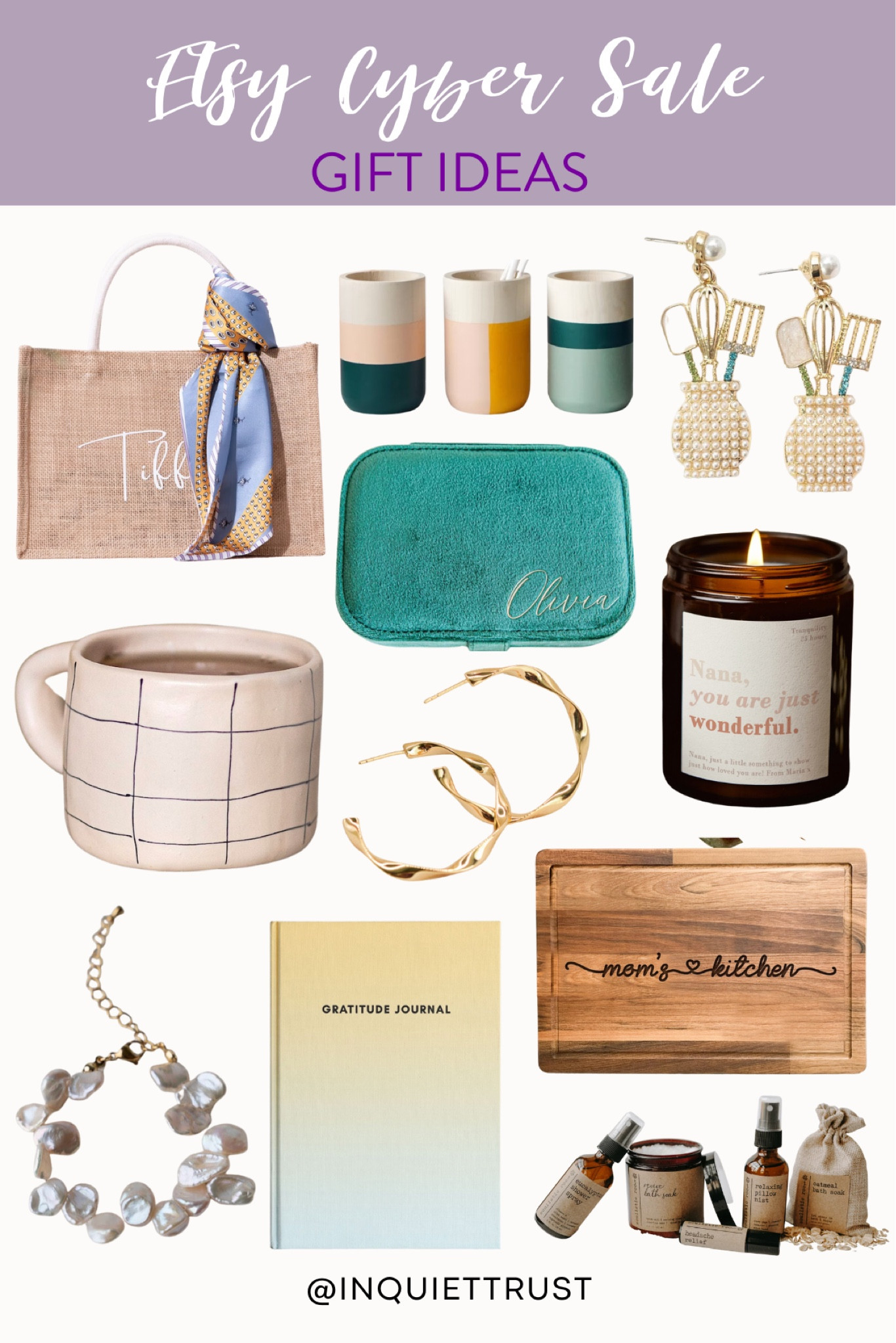 Score Etsy's Cyber Week Sale for unique finds that are perfect for gifting!
#holidaygiftidea #handmadecrafts #onsalenow #giftsforall

#LTKsalealert #LTKHoliday #LTKGiftGuide