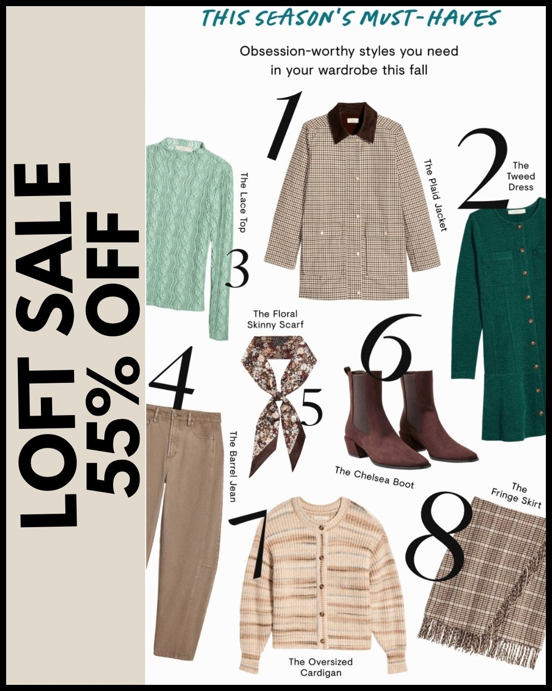 FAB SALE now at LOFT!!! Just placed 2 orders ‼️ Free Shipping on ALL orders!!!
Score 55% OFF + Spend $125 and get an additional $25 OFF!!!! 
They sell Petite sizing if you are 5”3 like me  ……..  Would appreciate any sales 🙏 Just tap any photo below to SAVE!!!!

#LTKSaleAlert #LTKPetite #LTKWorkwear
#LTKTravel 

https://liketk.it/6oXao