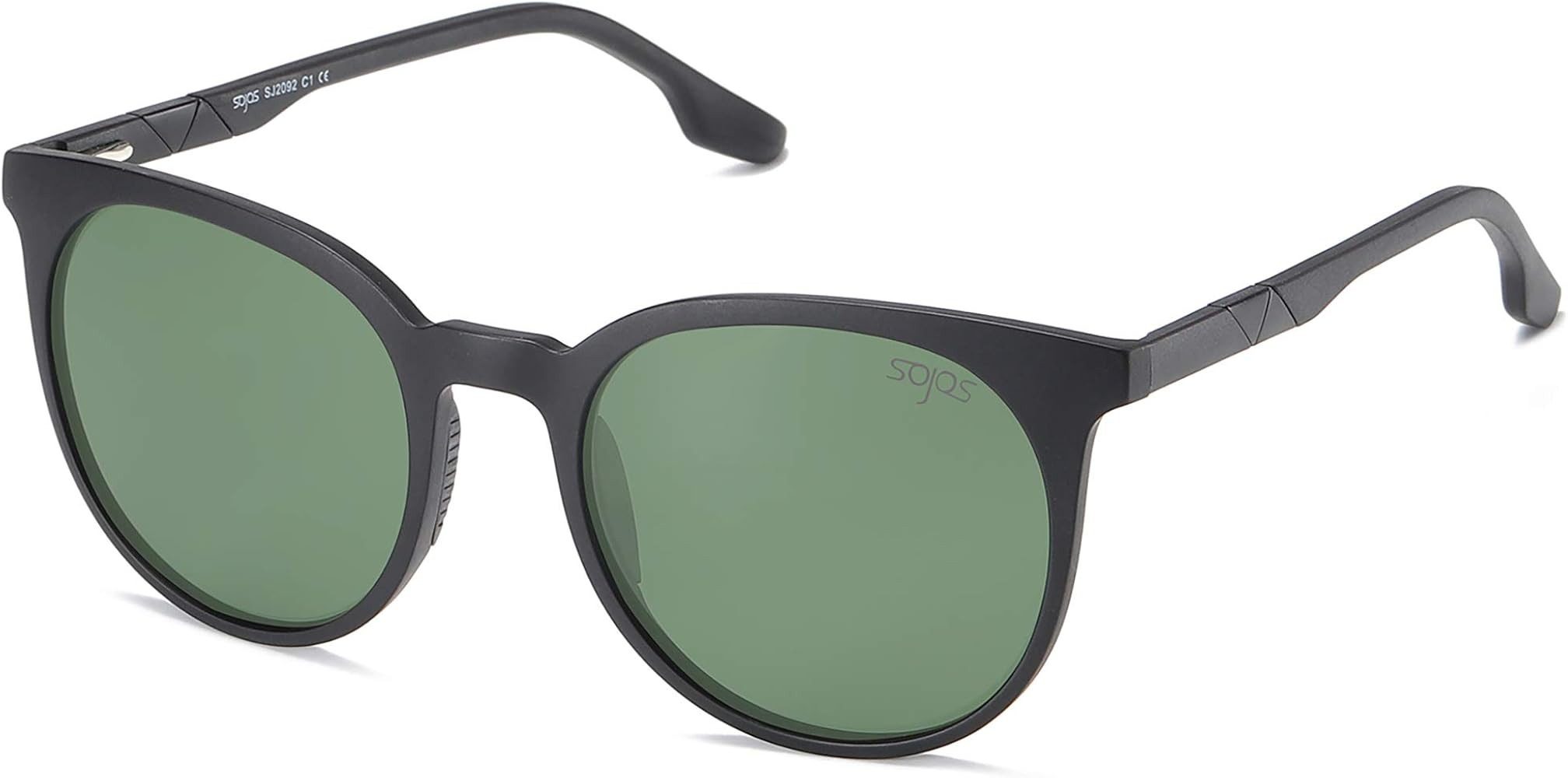 SOJOS Oversized Round Polarized Sports Sunglasses for Women Men, Ultralight TR90 Womens Mens Spor... | Amazon (US)