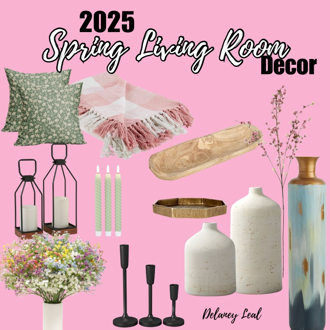 Shop my spring living room decor 🩷 #springdecor #homedecor #livingroomdecor 

#LTKSeasonal #LTKSpringSale #LTKHome