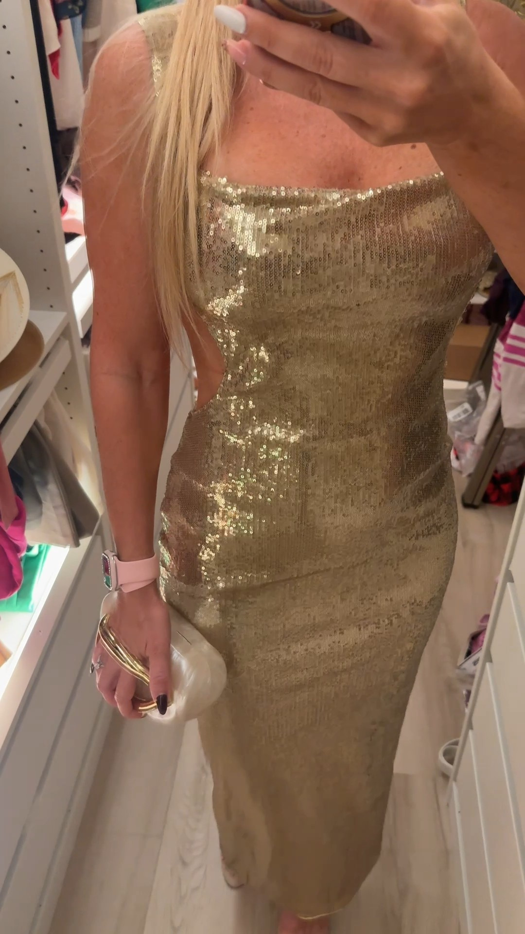 Meshki Dupe from Amazon. Not the same quality but good for the price… good for those with smaller breast…. New Years dress. 

#LTKHoliday #LTKSeasonal