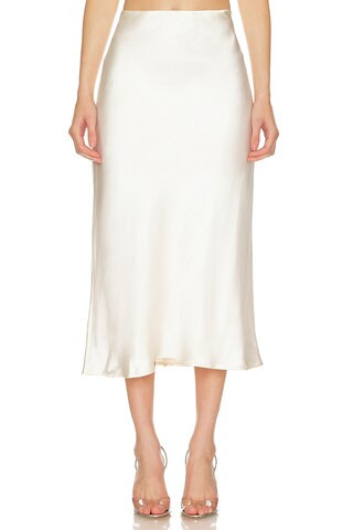 Oura Skirt in Ivory | Revolve Clothing (Global)