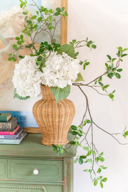 These faux hydrangeas and greenery stems are so lifelike! I’ve had them for over a year and they’ve held up beautifully  



#LTKhome #LTKfindsunder100 #LTKSeasonal