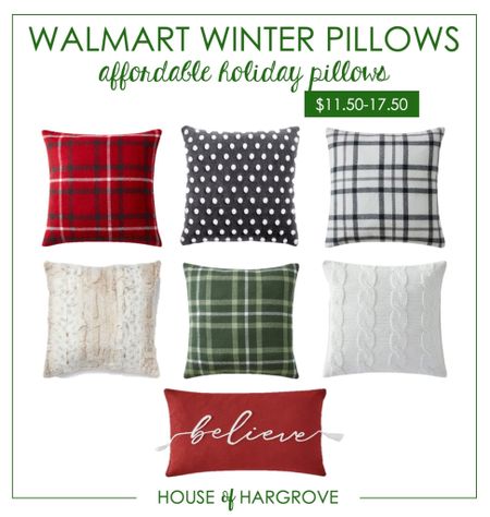 Walmart holiday pillows #walmart #walmartholiday #holidaypillows

#LTKHoliday #LTKhome #LTKSeasonal