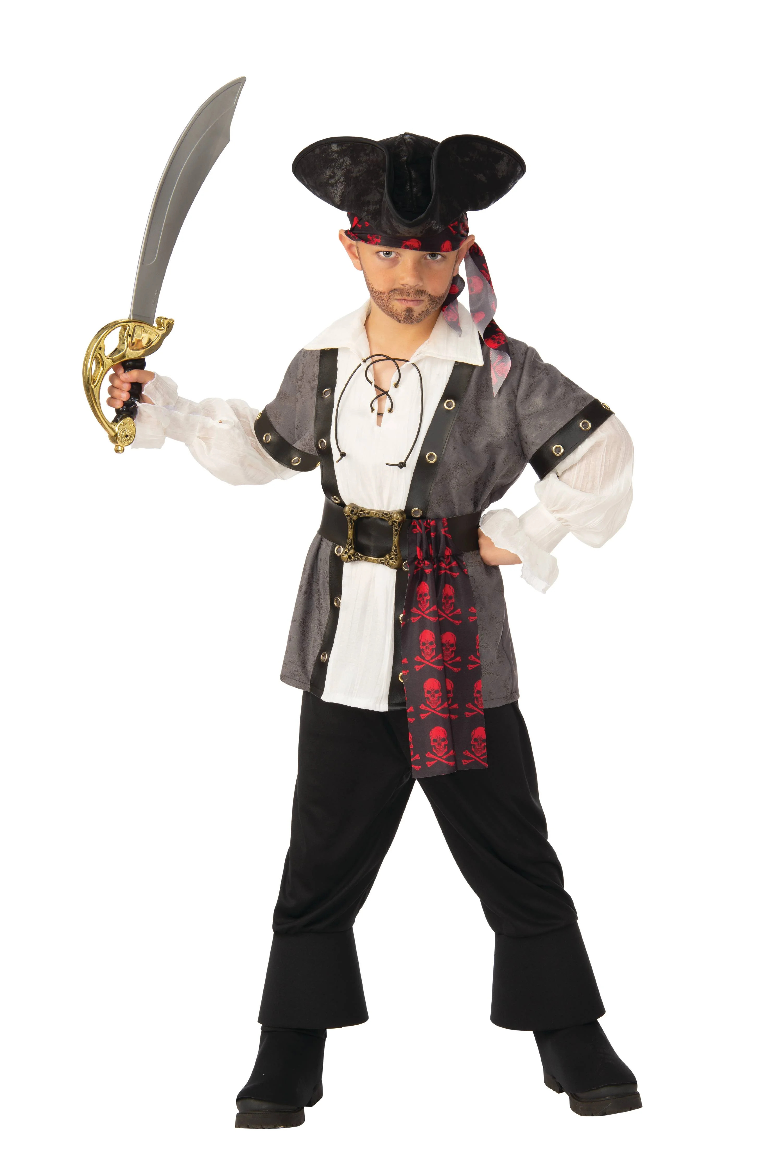 Boys Pirate Halloween Costume M | Walmart (US)