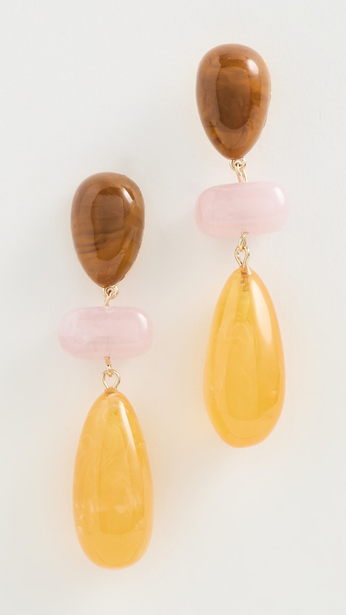 BaubleBar Phoebe Resin Drop Earrings Multi One Size | Shopbop