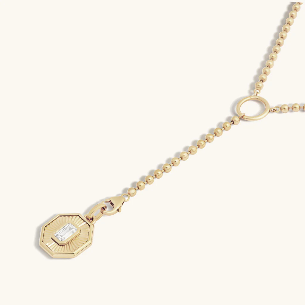 The Gold Eva Lariat | Heavenly London