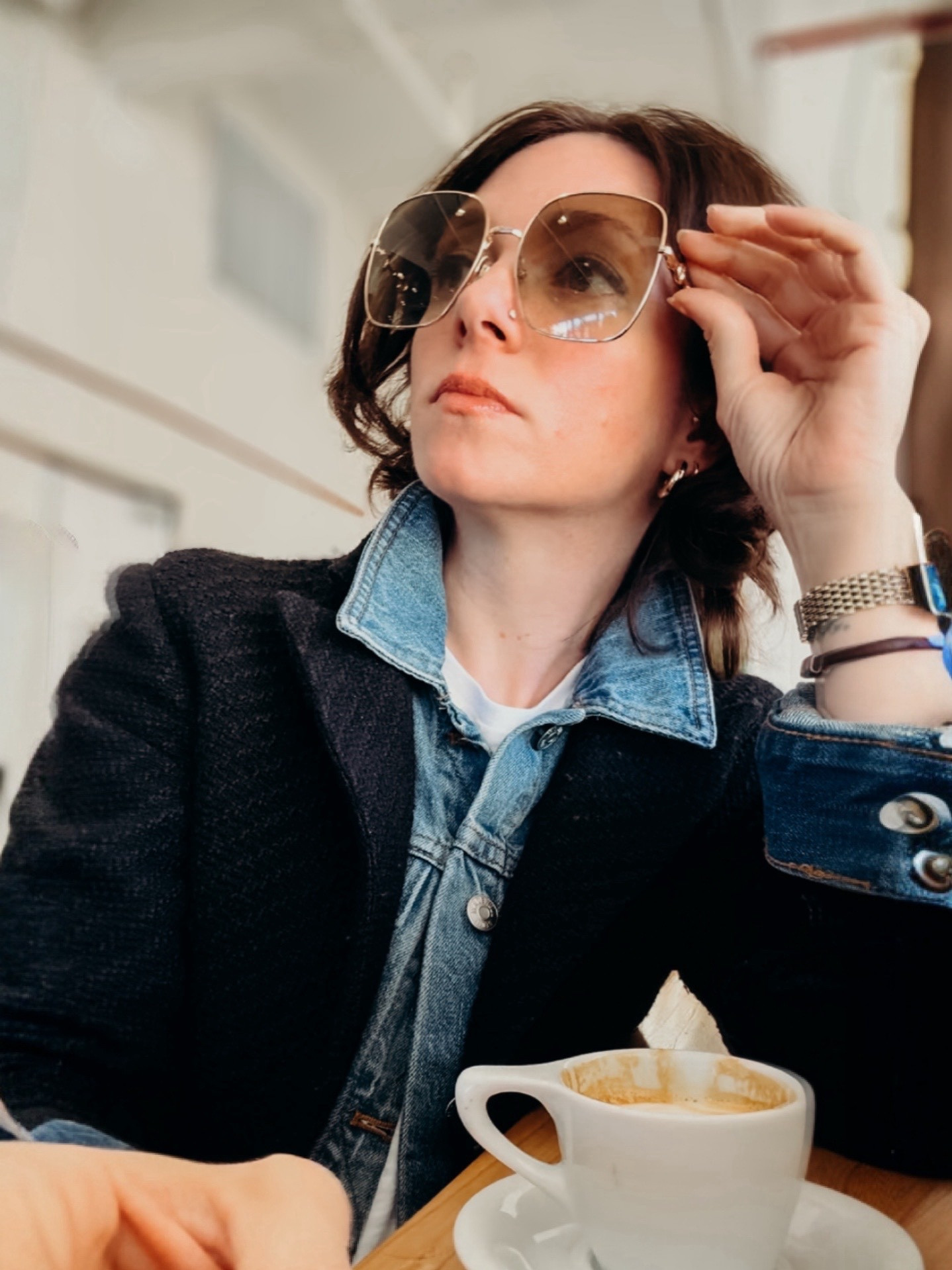 Transitional spring coffee Sunday fit  

#LTKSeasonal