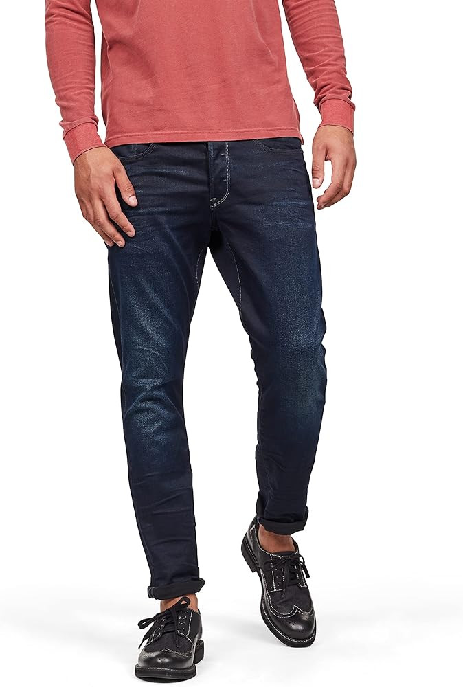 G-STAR Men's 3301 Straight Tapered Fit Jeans | Amazon (US)