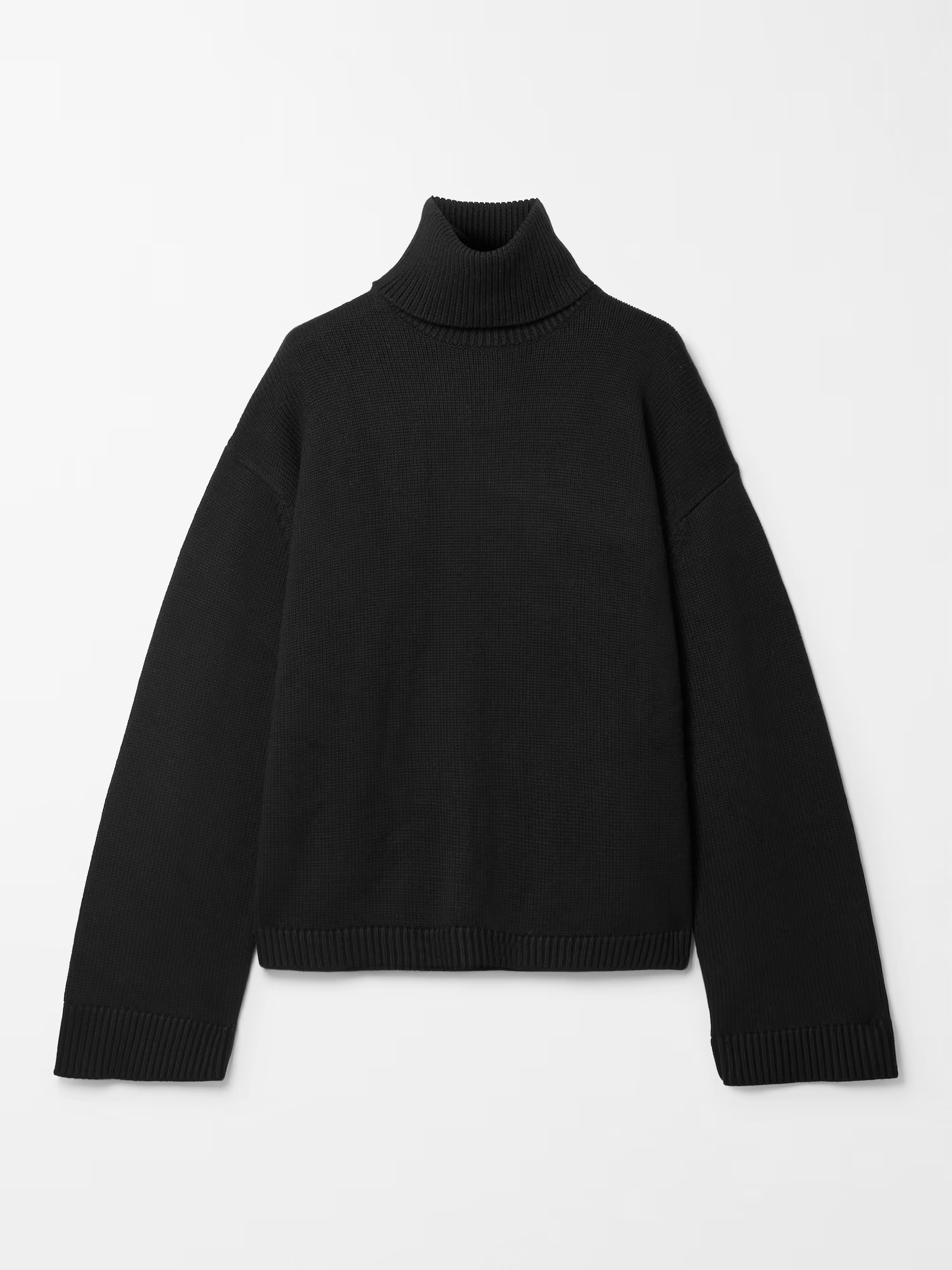 THE FRANKIE SHOP Rhea Trapeze wool and cotton-blend turtleneck sweater | NET-A-PORTER | NET-A-PORTER (UK & EU)