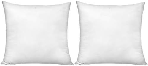 20 x 20 Inch Pillow Inserts (Set of 2), HIPPIH Decorative Throw Pillow Inserts, Hypoallergenic Sq... | Amazon (US)