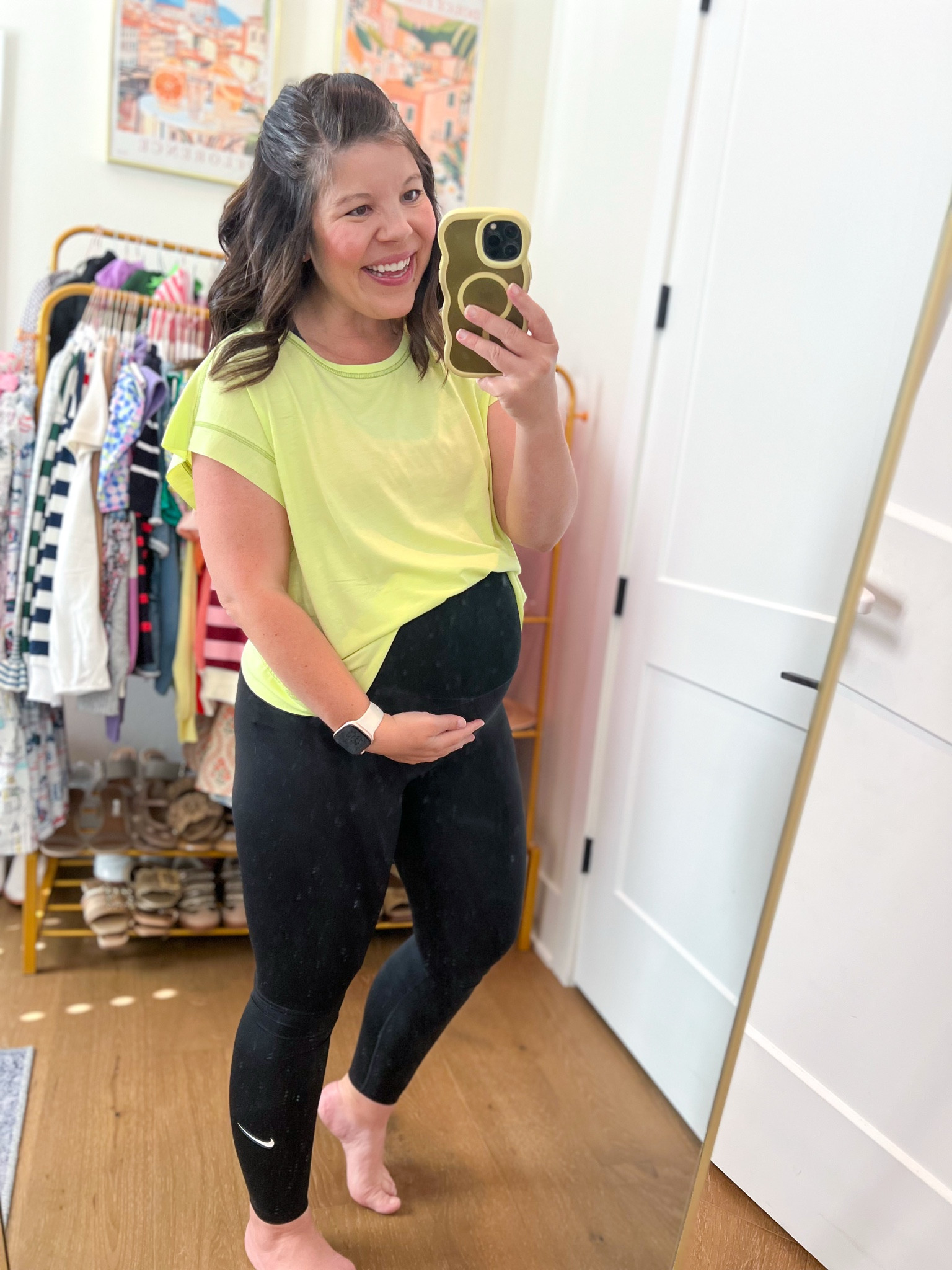 Size medium tee and leggings. 28 weeks pregnant🎀

#LTKootd #LTKBump #LTKBaby