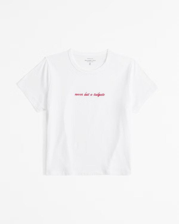 NFL Never Lost A Tailgate Graphic Skimming Tee | NFL NFL | Abercrombie.com | Abercrombie & Fitch (US)