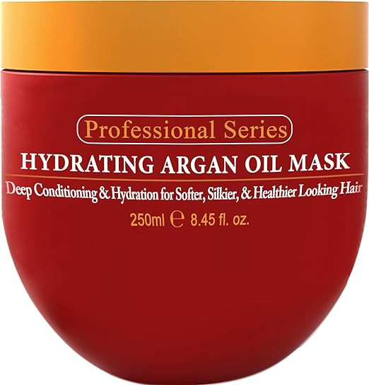 Hydrating Argan Oil Hair Mask and Deep Conditioner By Arvazallia for Dry or Damaged Hair - 8.45 O... | Amazon (US)