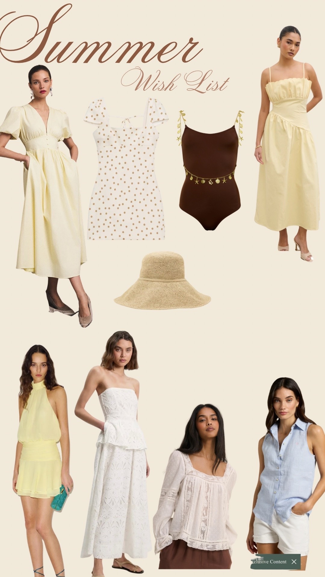 Summer items on my wish list

#LTKsummer #LTKuk #LTKeurope