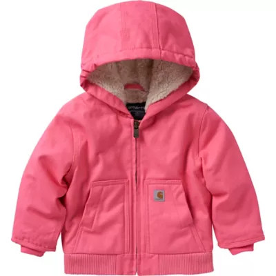 Carhartt Girls' Canvas Active Hooded Insulated Jacket | Tractor Supply