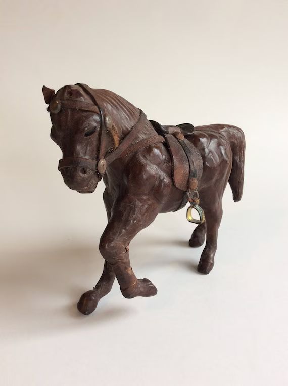Vintage Leather Horse | Etsy | Etsy (US)