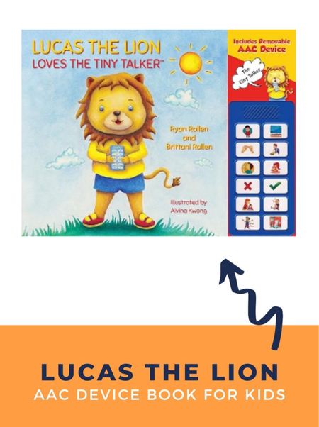 AAC device with a cute book about a lion 🧡 

#LTKfamily #LTKfindsunder50 #LTKkids