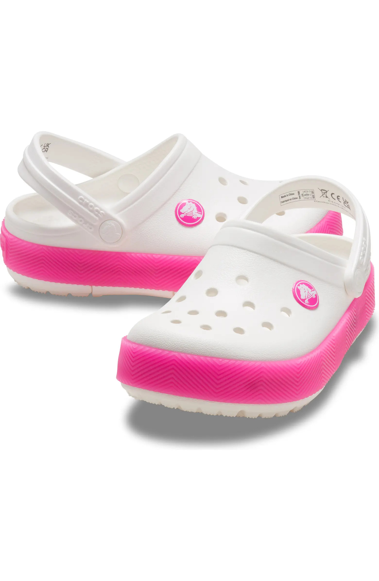CROCS Kids' Crocband Chevron Light-Up Clog | Nordstrom | Nordstrom