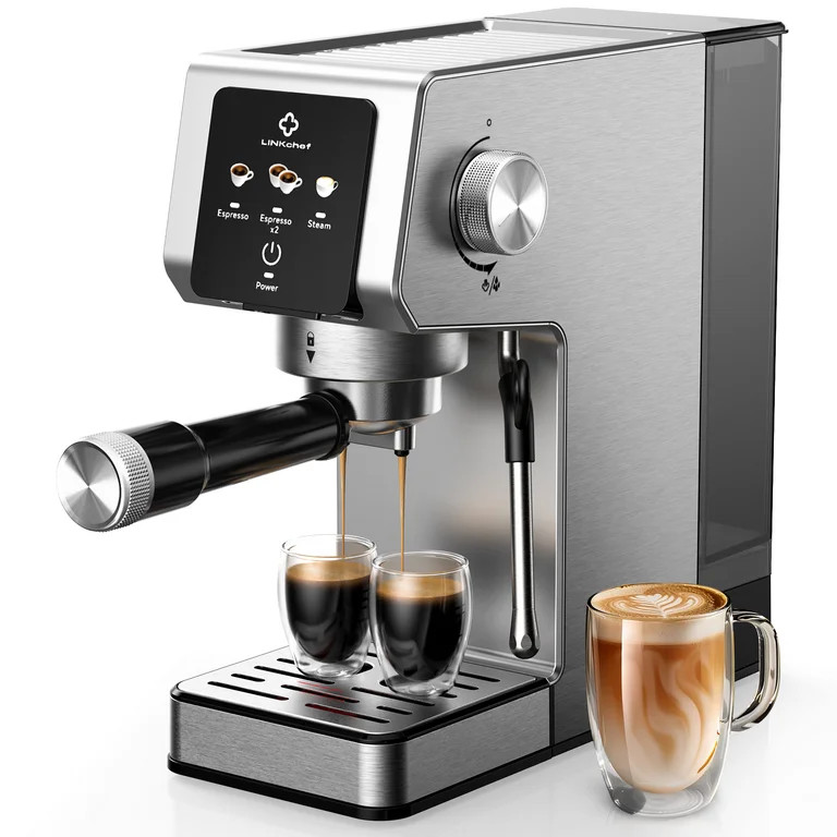 LINKChef Espresso Machine 20 Bar, Professional Espresso Maker with Milk Frother Steam Wand - Walm... | Walmart (US)