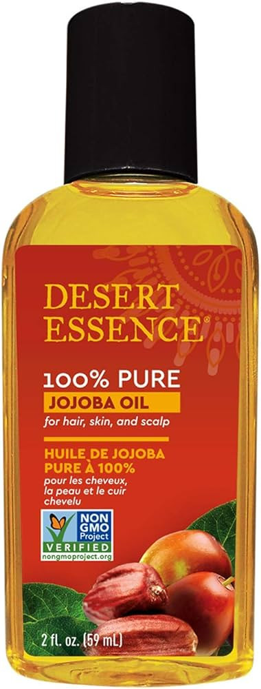 Desert Essence 100% Pure Jojoba Oil - 2 Fl Oz - Haircare & Skincare Essential Oil - Suitable For ... | Amazon (US)